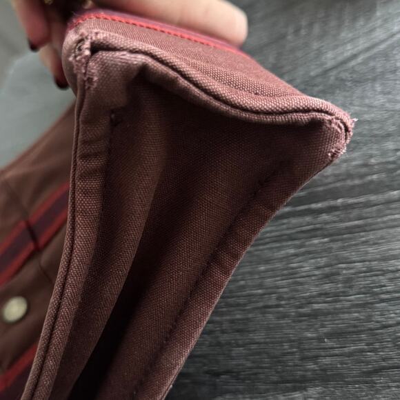 Authentic‎ Vintage Hermes Canvas Herline PM Small Tote - Picture 15 of 16